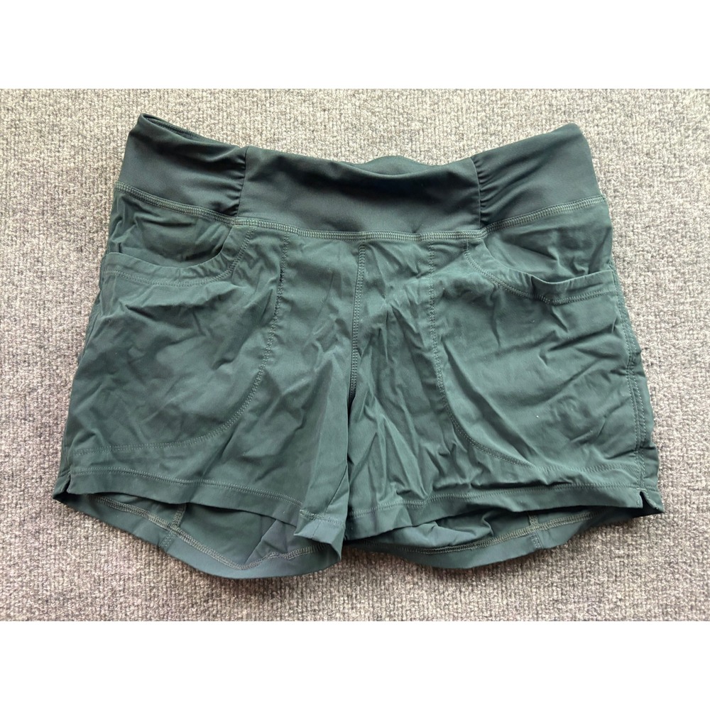 Mountain Hardwear Dynama Shorts Womens Medium Green Hiking Athletic Activewear